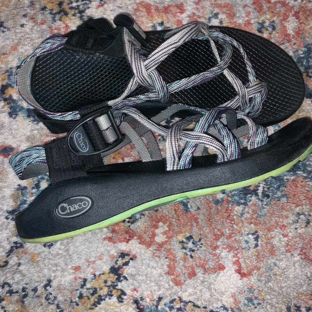 Chaco Zx/2 Double Strap Toe Loop Vibram Sandals 8 - image 2